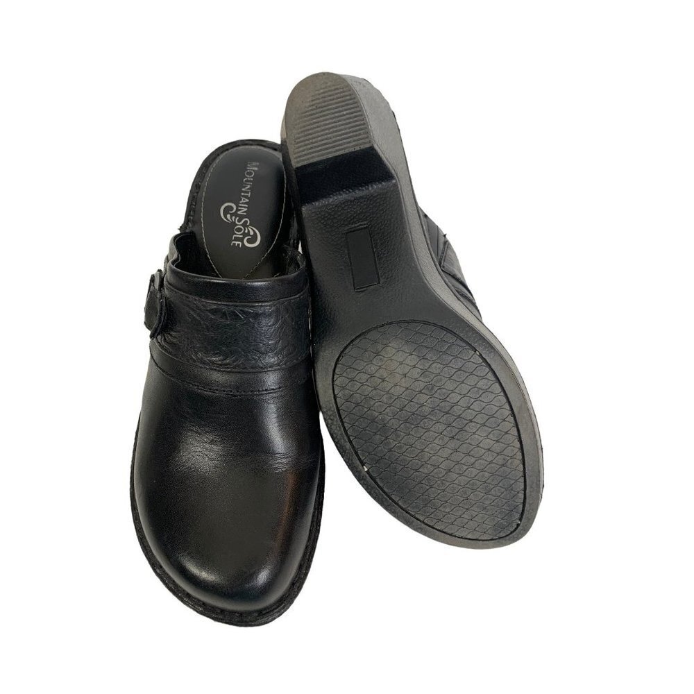 Mountain Sole Women's Black Clogs - Picture 5 of 6